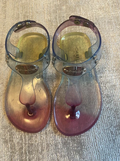 Michael kors rainbow sandals deals