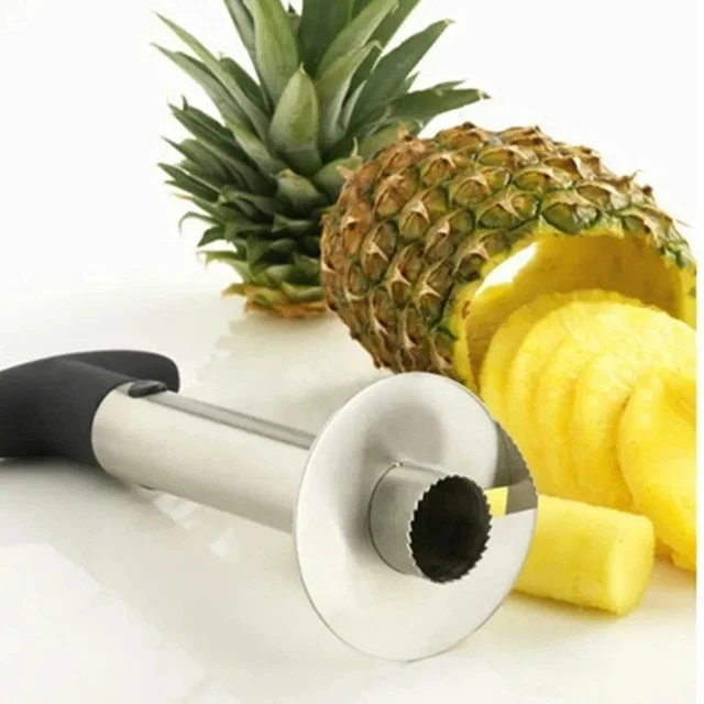 PINEAPPLE PEELER AND Corer Stainless Steel Pineapple Cutter Slicer ...