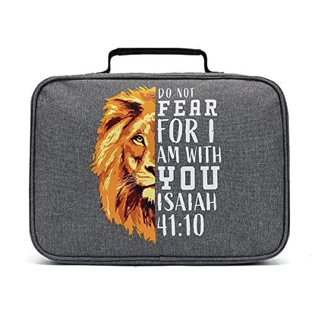 Bible Cover for Men Bible Case Women Bible Bag Boys Bible Carrying Case with Poc