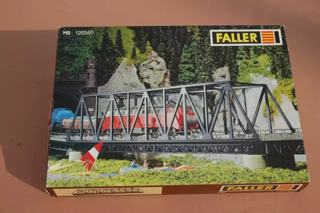 FALLER 120560, H0,  kit de puente ferroviario,  37,5 cm, vía única, nuevo