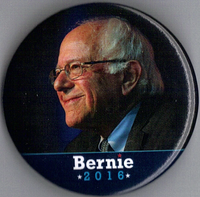 2016 Bernie Sanders 2.25" / "Photo" Presidential Campaign Button(Pin08s)