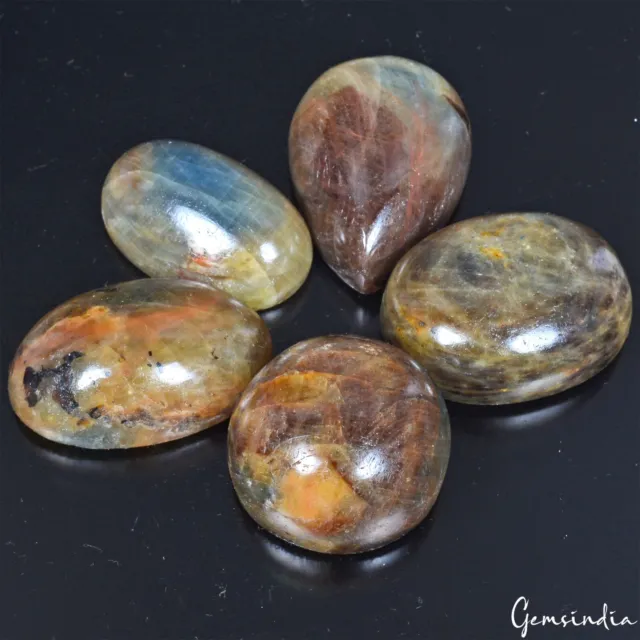 Huge 5 Pc Natural Untreated Brown Sapphire Mix Cabochon 1150 Cts Loose Gemstones