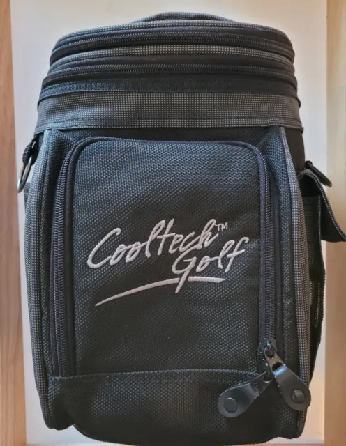 Golf Bag Mini Cooler Miniature Extra Pockets Cooltech Black Insulated