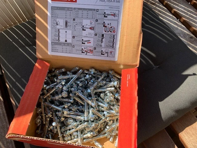 50 Vis à Béton HILTI HUS3-HF 10x80 (25/5) – Acier, Réf. 2079926, Qualité Pro