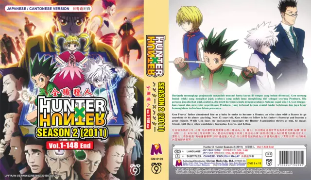 ANIME HUNTER X HUNTER SEA 1-2 VOL.1-210 END +2 MOVIE +30 OVA DVD ENGLISH  DUBBED