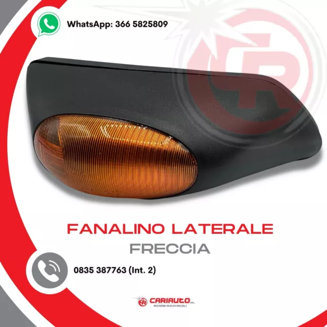 Fanalino Fanale Laterale Freccia Destro Arancione Cassonato Iveco Daily dal 2000