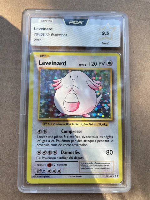 70/108 leveinard holo Évolution Xy Pca Psa Display Etb Pokémon 🔥🔥🔥 carte 