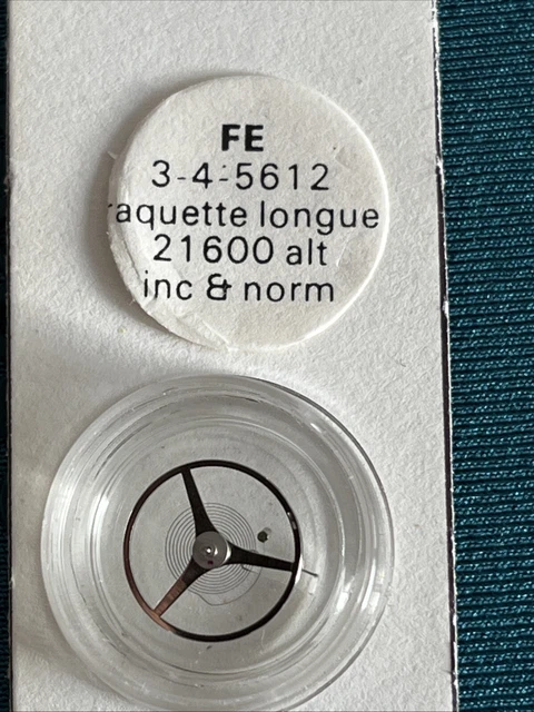 HORLOGERIE MONTRE BALANCIER COMPLET FHF 10 1/2 25 INCABLOC