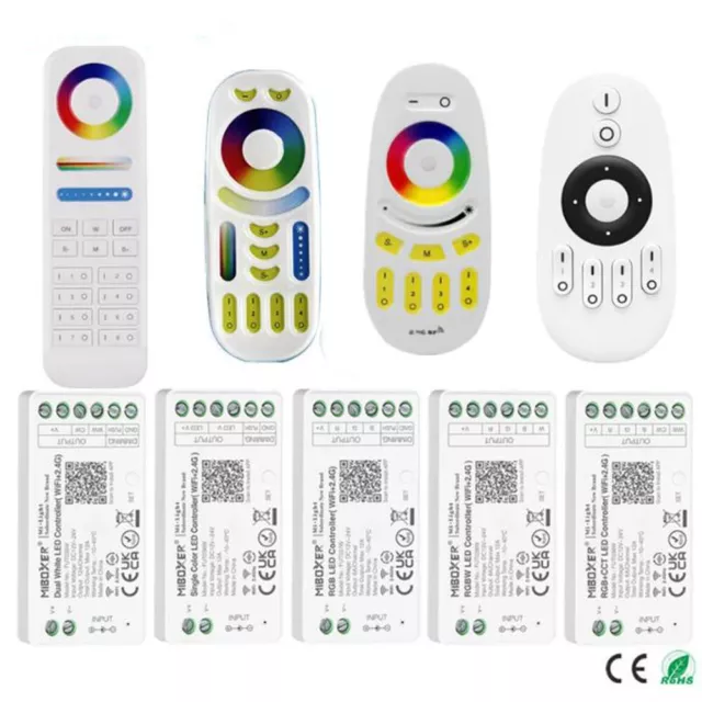 MiLight WiFi Tuya controller MiBoxer dimmer LED strip CCT RGB RGBW RGBCCT 2.4G