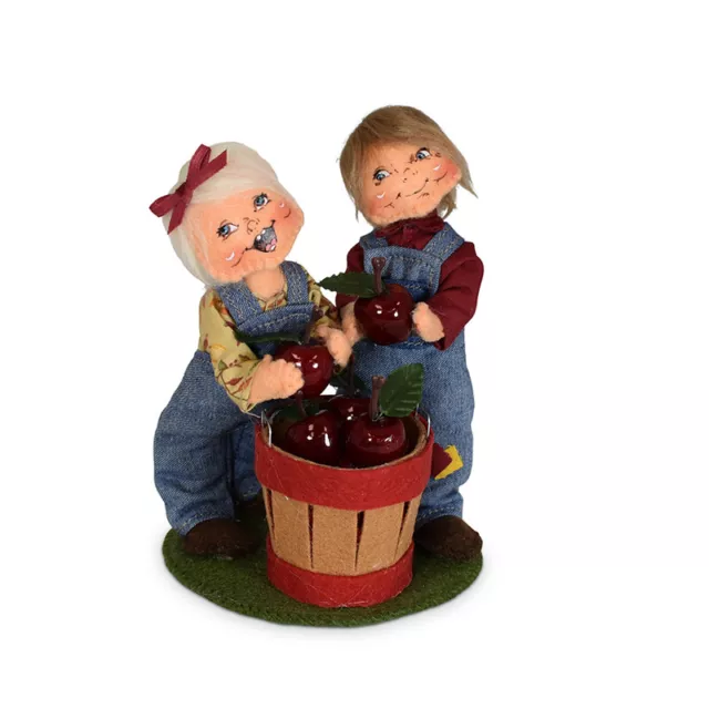 2021 ANNALEE ~ Fall ~ 5" ~ "Apple Picking Kids" ~ #360321 ~ NWT