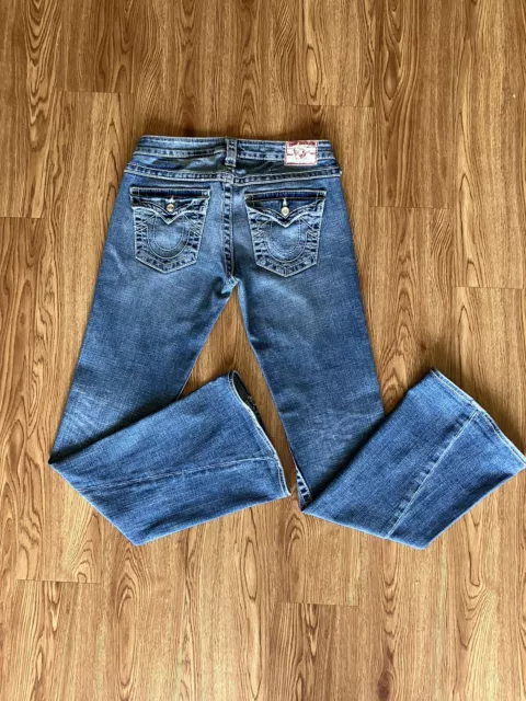 True Religion Disco Joey Big T Jeans Crystal Jeans Size - 28