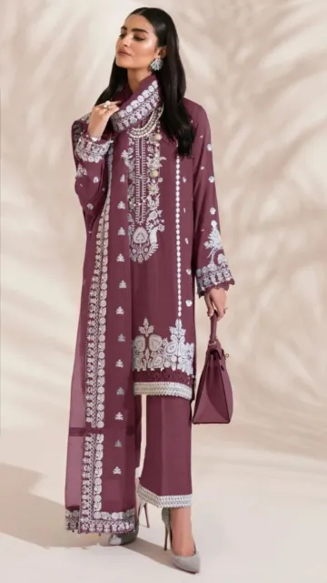 Nuevo Indio Bollywood Pakistaní Vestido Diseñador Ropa Fiesta Boda Salwar Kameez
