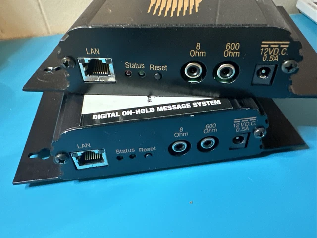 2x Premier Technologies digital on Hold message system