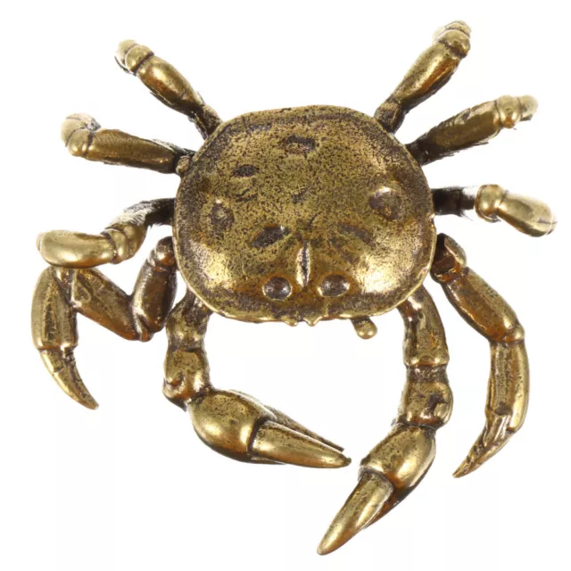 Brass Ornaments Office Metal Crab Wall Art Sculptures Home Decor j