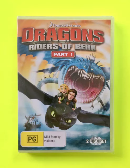 DRAGONS Riders Of Berk ~ Part 1 ~ America Ferrera ~ 2 disc set (2012) DVD