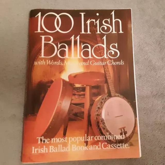 100 Irish Ballads with Words, Standard Notation and Guitar Chords  Book Only