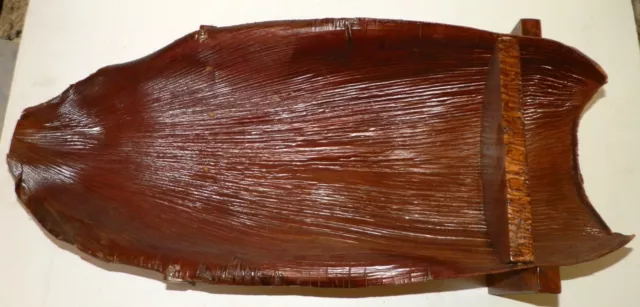 Real Banana Leaf Serving Tray Fruit Bowl Display Dish Ikebana 22" x 10" x 6"