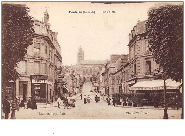 95 . n° 48316 . pontoise. rue thiers