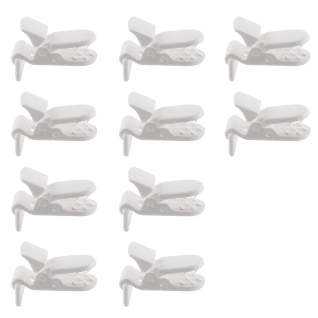 10 Pcs BéBé Enfants T-Forme en Plastique Sucette Clips Sucette Dummy Style PorJ2