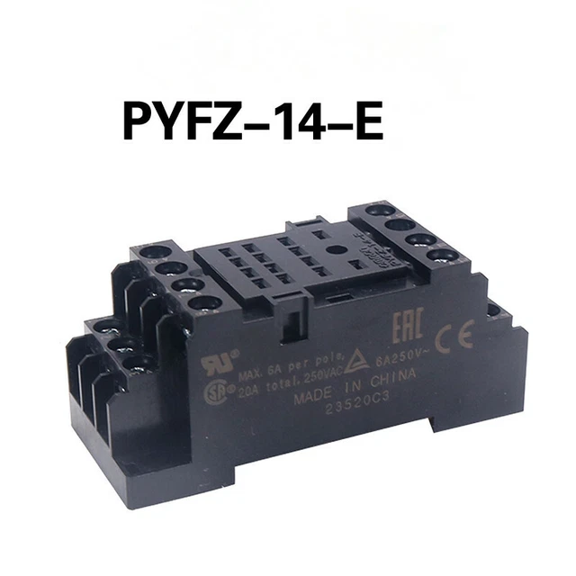 OMRON SMALL INTERMEDIATE relay base 14pin socket new PYFZ14E 9.99