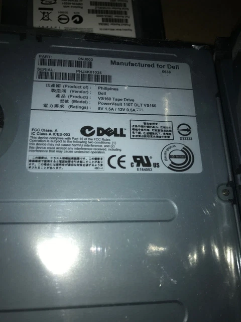 Tape Library Dell Powervault Tl2000 Lto3 Scsi Robô Drive | Parcelamento