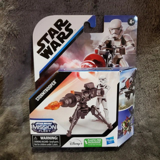Star Wars Mission Fleet – Stormtrooper Mit Sturmkanone, 6 Cm Große Figur Mit Gelenken & Zubehör