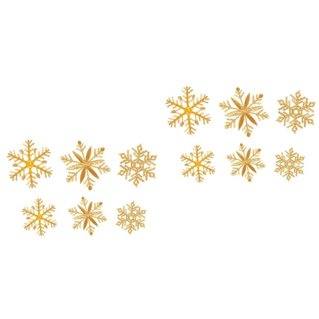 12 Pcs Snowflake Embroidered Patch Jean Patches Snowflake Patches Jacket Child