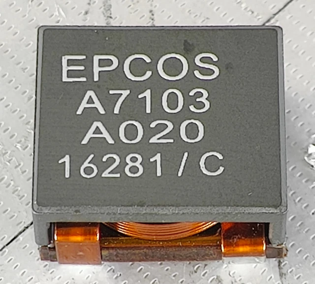 Lotto Di 25 EPCOS B82559A7103ZA020 16281/C 10µH Shield Tamburo Core Induttore
