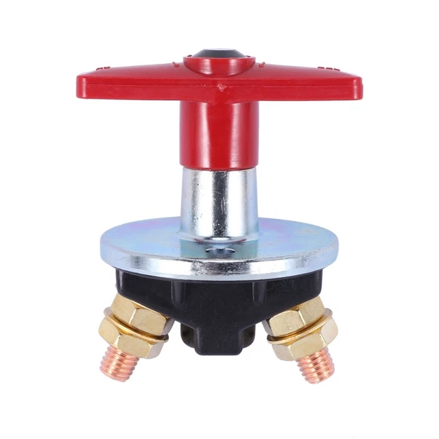 1500  Fixed Key Battery Isolator Cut Off  Switch 12V / 24V Heavy Duty ElectricJ8