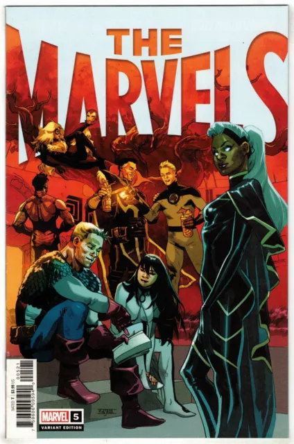 The Marvels #5 1:25 Mahmud Asrar Variant 2021 VF/NM