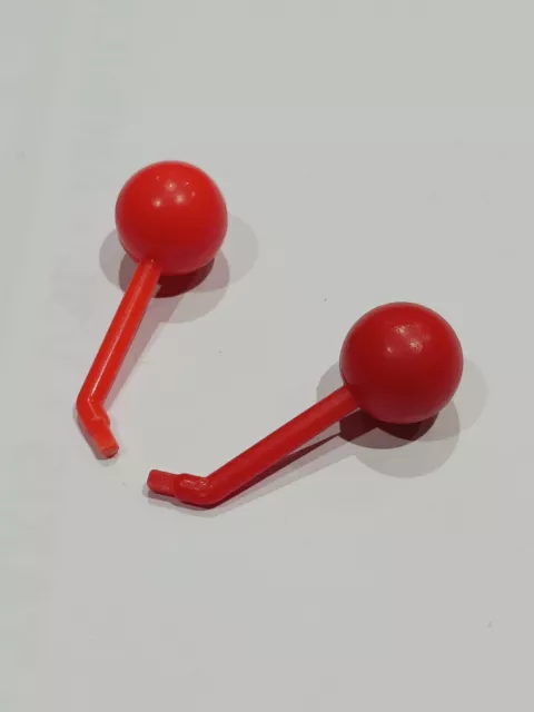 Kinder jouet ancien montable - Paire boules rouge équilibriste