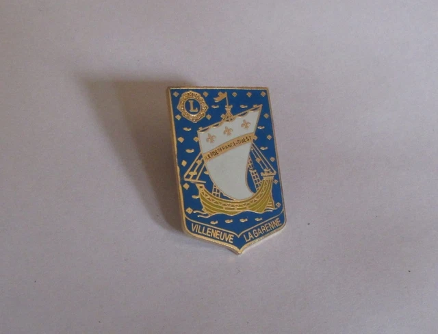 Pin's Lions Club De Villeneuve La Garenne - Ile De France Ouest (EGF)