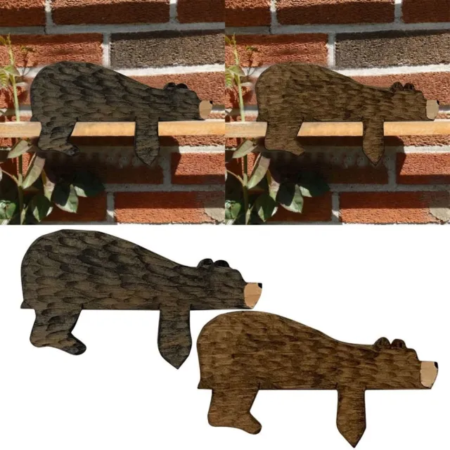 Animal Wooden Bear Door Frame Wood Bear Sculpture Bear Door Frame Pendant.