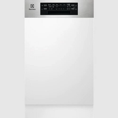 Electrolux EES42210IX Lave-Vaisselle Semi Encastré 45CM Convertisseur Aqua Lock