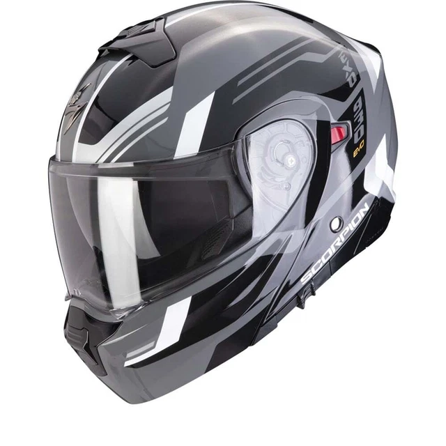 Scorpion Exo-930 Evo Sikon Grey Black White Modular Helmet