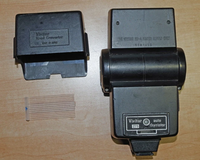 Flash Vivitar Auto Thyristor 283 - Avec Adaptateur Objectif/filtre, Manuel