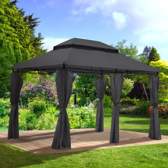 BRAST Pavillon EASINESS 3x4m anthrazit 2.Wahl