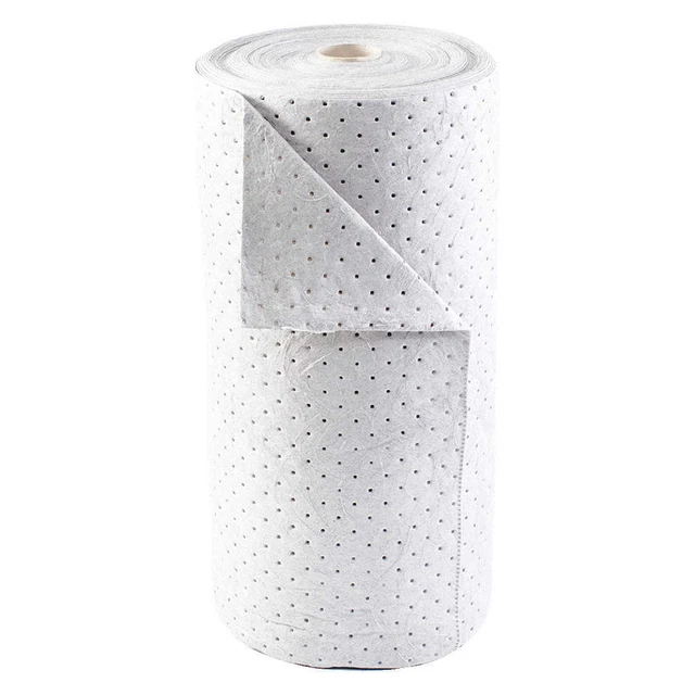 BRADY SPC ABSORBENTS BRO150 Absorbent Roll,Oil-Based Liquids,White