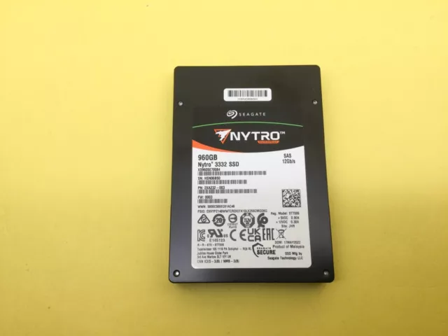 Seagate Nytro 3332 960GB SAS 12Gb/s 2.5'' internal SSD XS960SE70084