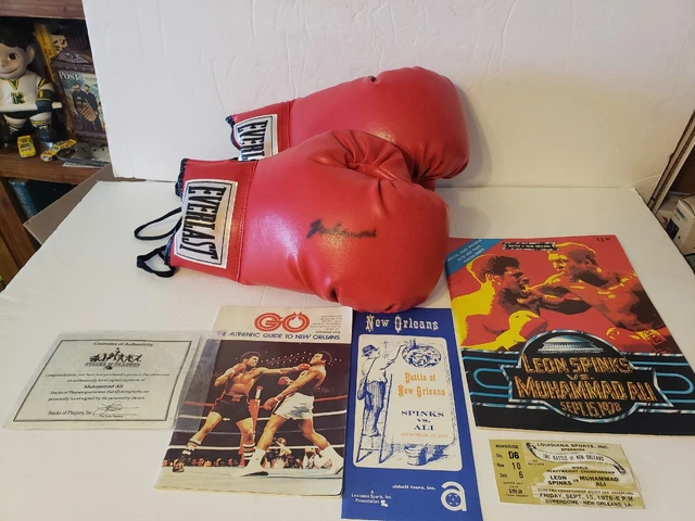 Gloves, Boxing, Autographs-Original, Sports Mem, Cards & Fan Shop
