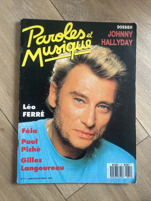 1980/1990-Special Johnny Hallyday-Lot 6 TELE STAR magazine TV télé