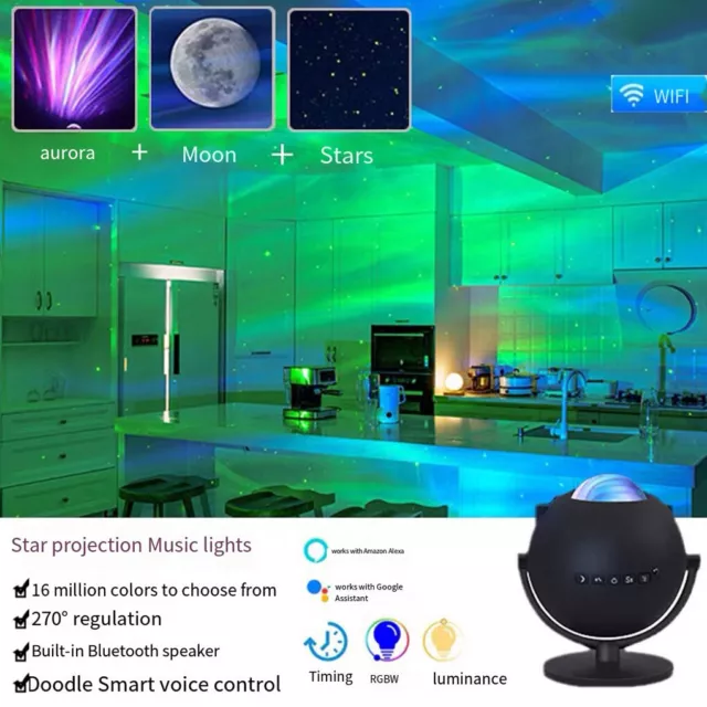 Projector For Home Intelligent Graffiti Voice Control Beautiful Gift Option