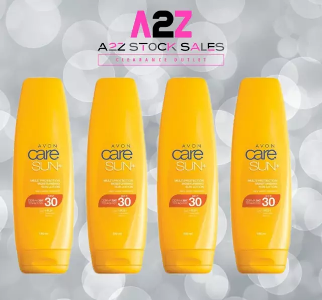 4x AVON CARE – SUN+ Multi Protection Moisturising Sun Lotion - SPF30 – 150ML