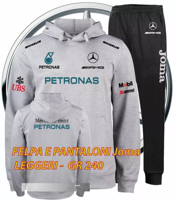 Tuta Leggera Printed Mercedes AMG Petronas Auto Sport TeamItalia gr240 Col G/N