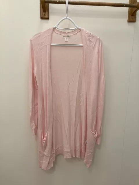 Maison Jules Small Pink Open Front Sweater Cardigan