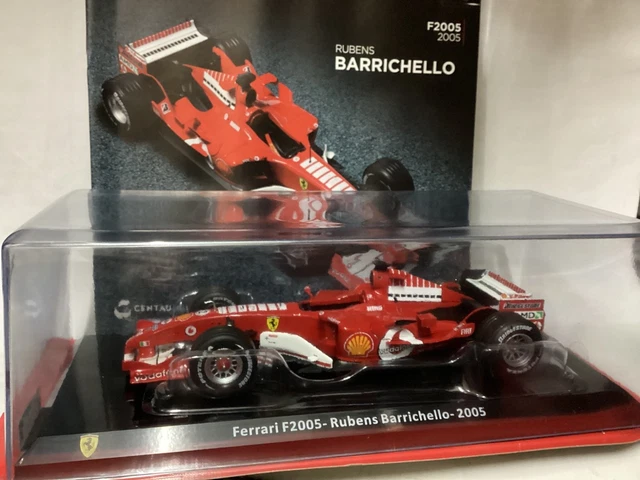 1/43 Fórmula 1 Ferrari F2005 #2 Rubens Barrichello 2005 - Miniaturas coleccion a escala