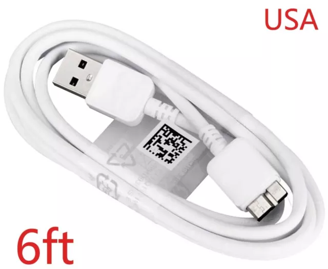 6ft USB DC Charger Charging +PC Data SYNC Cord Cable For Samsung Galaxy S5 phone