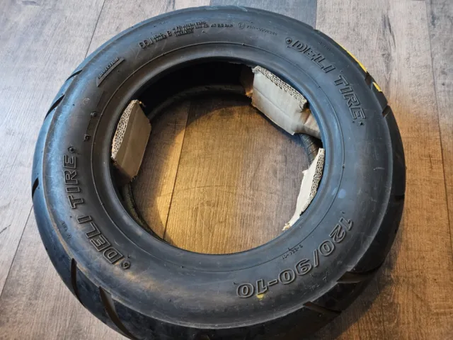 New Clearance Tyre Deli Tire 120/90-10 66J Tubeless Scooter Moped