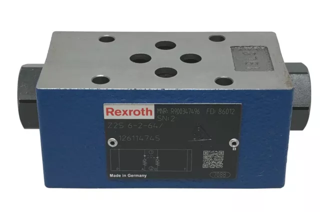 R900347496 Z2S 6-2-6X/ Bosch Rexroth Rückschlagventil Check valve