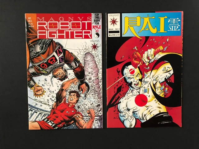 Magnus Robot Fighter 5 & Rai 1 (2 Books) - 1st Appearance - KEYS - See Pics!